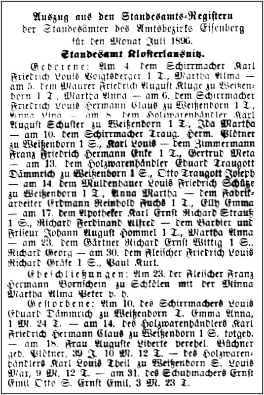 1896-08-28 Kl Standesamtsregister